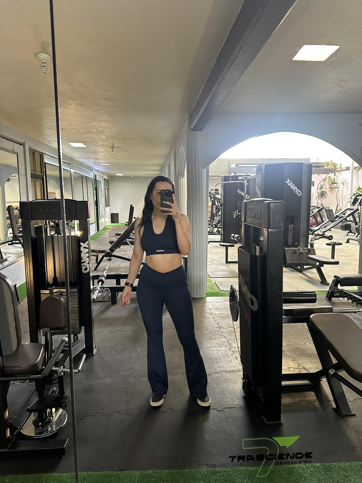 Vista general de las instalaciones de Gym Trasciende en Ocotlán de Morelos